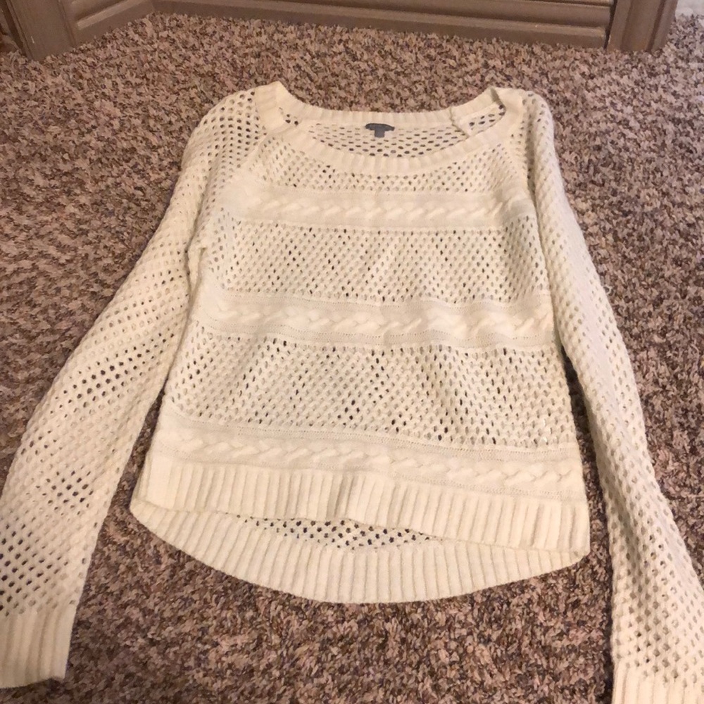 See through sweater